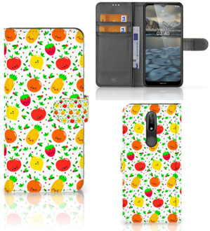 B2Ctelecom GSM Hoesje Nokia 2.4 Telefoonhoesje met foto Fruits