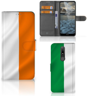 B2Ctelecom GSM Hoesje Nokia 2.4 Telefoonhoesje met Pasjeshouder Ierland