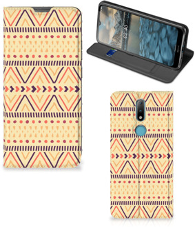 B2Ctelecom GSM Hoesje Nokia 2.4 Wallet Bookcase Aztec Yellow