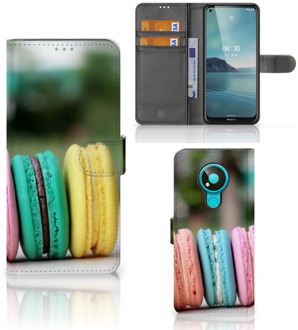 B2Ctelecom GSM Hoesje Nokia 3.4 Flipcover Maken Macarons