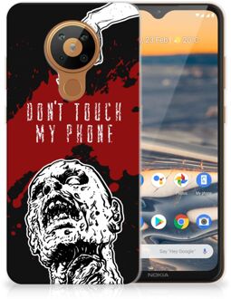 B2Ctelecom GSM Hoesje Nokia 5.3 Back Case TPU Siliconen Hoesje Zombie Blood