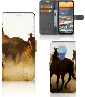 B2Ctelecom GSM Hoesje Nokia 5.3 Bookcase Cowboy