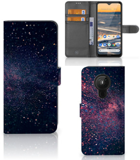 B2Ctelecom GSM Hoesje Nokia 5.3 Flip Cover Stars