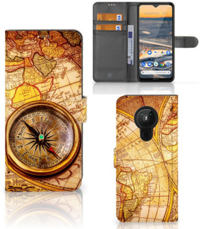 B2Ctelecom GSM Hoesje Nokia 5.3 Magnet Case Kompas