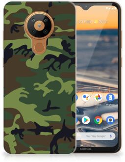 B2Ctelecom GSM Hoesje Nokia 5.3 Smartphonehoesje Camouflage