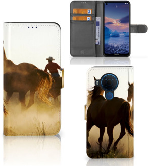 B2Ctelecom GSM Hoesje Nokia 5.4 Bookcase Cowboy