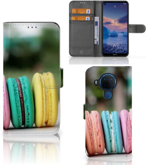 B2Ctelecom GSM Hoesje Nokia 5.4 Flipcover Maken Macarons