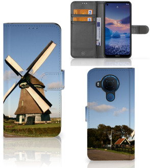 B2Ctelecom GSM Hoesje Nokia 5.4 Mobiel Bookcase Molen