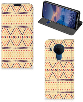 B2Ctelecom GSM Hoesje Nokia 5.4 Wallet Bookcase Aztec Yellow