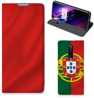 B2Ctelecom GSM Hoesje OnePlus 8 Bookcase Portugese Vlag