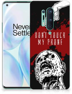 B2Ctelecom GSM Hoesje OnePlus 8 Pro Back Case TPU Siliconen Hoesje Zombie Blood