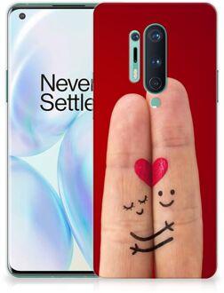 B2Ctelecom GSM Hoesje OnePlus 8 Pro TPU Bumper Super als Valentijnscadeau Liefde