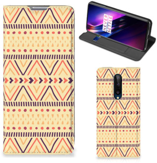 B2Ctelecom GSM Hoesje OnePlus 8 Wallet Bookcase Aztec Yellow