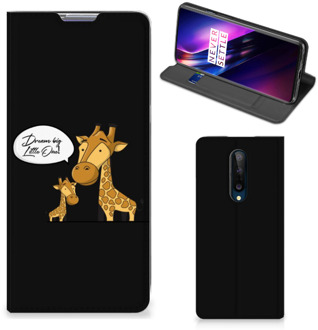 B2Ctelecom GSM Hoesje OnePlus 8 Wallet Case Giraffe