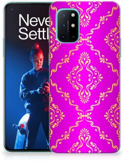 B2Ctelecom GSM Hoesje OnePlus 8T Beschermhoesje Barok Roze