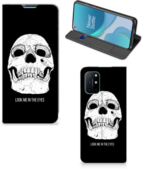 B2Ctelecom GSM Hoesje OnePlus 8T Bookcase Skull Eyes