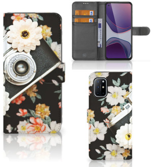 B2Ctelecom GSM Hoesje OnePlus 8T Bookcover Vintage Camera