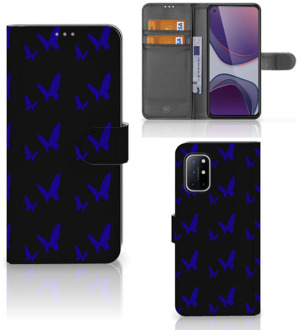 B2Ctelecom GSM Hoesje OnePlus 8T Flipcase Vlinder Patroon