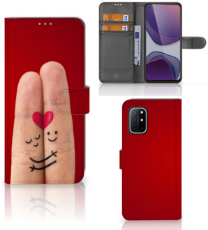 B2Ctelecom GSM Hoesje OnePlus 8T Wallet Book Case Cadeau voor Vrouw Liefde