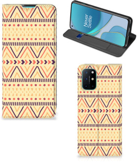 B2Ctelecom GSM Hoesje OnePlus 8T Wallet Bookcase Aztec Yellow