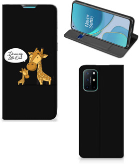 B2Ctelecom GSM Hoesje OnePlus 8T Wallet Case Giraffe