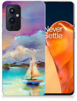 B2Ctelecom GSM Hoesje OnePlus 9 Back Case TPU Siliconen Hoesje Boot