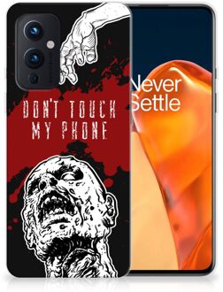 B2Ctelecom GSM Hoesje OnePlus 9 Back Case TPU Siliconen Hoesje Zombie Blood