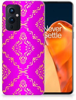 B2Ctelecom GSM Hoesje OnePlus 9 Beschermhoesje Barok Roze