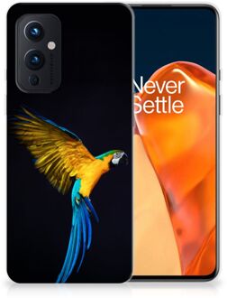 B2Ctelecom GSM Hoesje OnePlus 9 Bumper Hoesje Papegaai