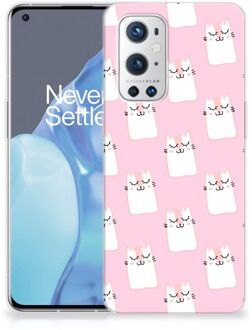 B2Ctelecom GSM Hoesje OnePlus 9 Pro Beschermhoesje Sleeping Cats