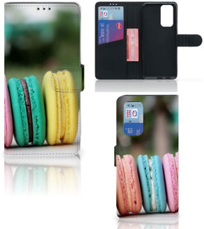 B2Ctelecom GSM Hoesje OnePlus 9 Pro Flipcover Maken Macarons