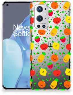 B2Ctelecom GSM Hoesje OnePlus 9 Pro TPU Bumper Doorzichtig Fruits