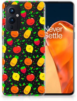 B2Ctelecom GSM Hoesje OnePlus 9 TPU Bumper Doorzichtig Fruits