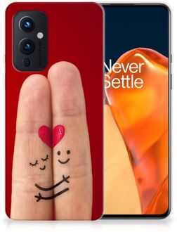 B2Ctelecom GSM Hoesje OnePlus 9 TPU Bumper Super als Valentijnscadeau Liefde