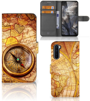 B2Ctelecom GSM Hoesje OnePlus Nord Magnet Case Kompas