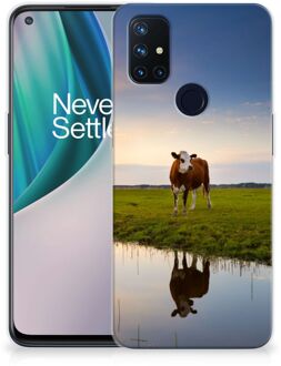 B2Ctelecom GSM Hoesje OnePlus Nord N10 5G Backcase TPU Siliconen Hoesje Koe