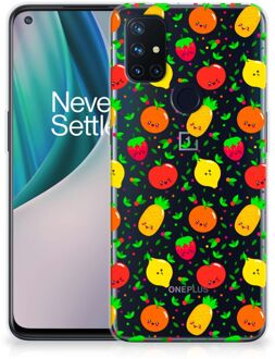 B2Ctelecom GSM Hoesje OnePlus Nord N10 5G TPU Bumper Doorzichtig Fruits