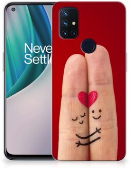 B2Ctelecom GSM Hoesje OnePlus Nord N10 5G TPU Bumper Super als Valentijnscadeau Liefde