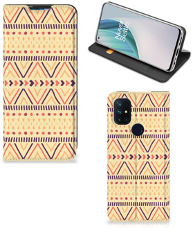 B2Ctelecom GSM Hoesje OnePlus Nord N10 5G Wallet Bookcase Aztec Yellow