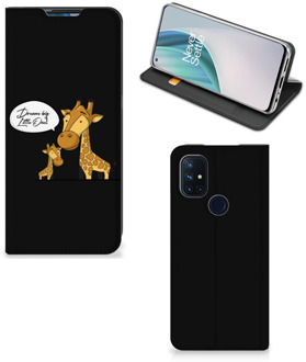 B2Ctelecom GSM Hoesje OnePlus Nord N10 5G Wallet Case Giraffe