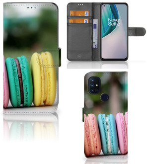 B2Ctelecom GSM Hoesje OnePlus Nord N10 Flipcover Maken Macarons