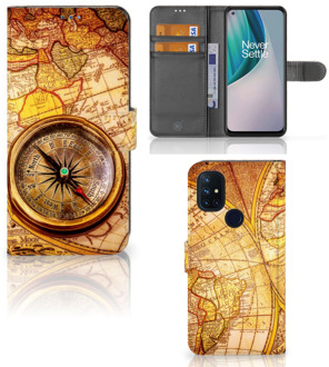 B2Ctelecom GSM Hoesje OnePlus Nord N10 Magnet Case Kompas