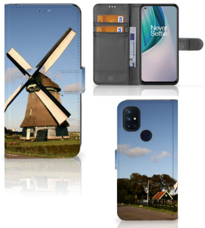 B2Ctelecom GSM Hoesje OnePlus Nord N10 Mobiel Bookcase Molen