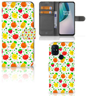 B2Ctelecom GSM Hoesje OnePlus Nord N10 Telefoonhoesje met foto Fruits