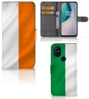 B2Ctelecom GSM Hoesje OnePlus Nord N10 Telefoonhoesje met Pasjeshouder Ierland