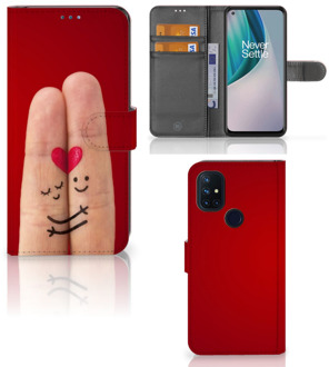 B2Ctelecom GSM Hoesje OnePlus Nord N10 Wallet Book Case Cadeau voor Vrouw Liefde