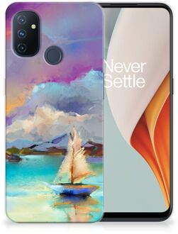 B2Ctelecom GSM Hoesje OnePlus Nord N100 Back Case TPU Siliconen Hoesje Boot