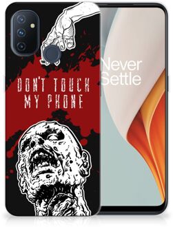 B2Ctelecom GSM Hoesje OnePlus Nord N100 Back Case TPU Siliconen Hoesje Zombie Blood