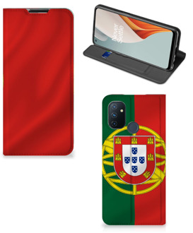 B2Ctelecom GSM Hoesje OnePlus Nord N100 Bookcase Portugese Vlag