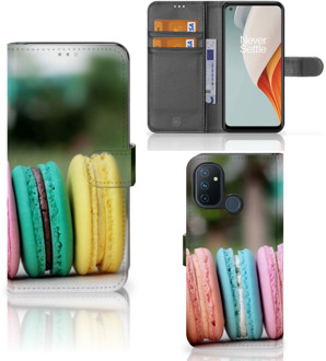 B2Ctelecom GSM Hoesje OnePlus Nord N100 Flipcover Maken Macarons